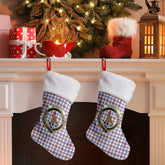 Clan Boswell Modern Tartan Crest Christmas Stocking UK11 Boswell Modern Tartan Tartan Stocking